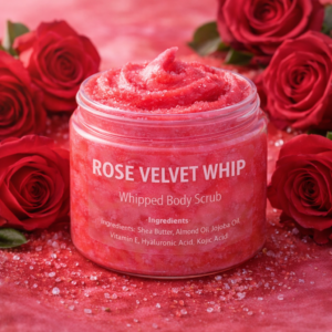 Rose Velvet Whipped body scrub