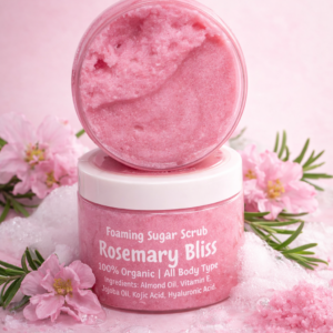 Rosemary Foaming Sugar Scrub