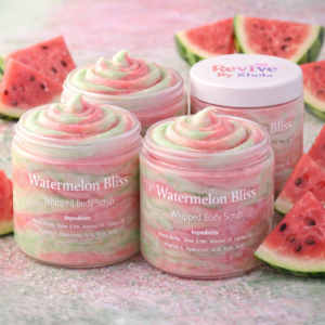 Watermelon Bliss Whipped body scrubs