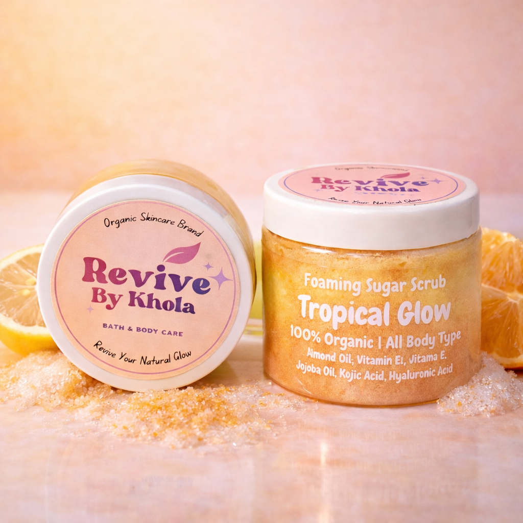 Tropical Glow Foaming sugar scrub