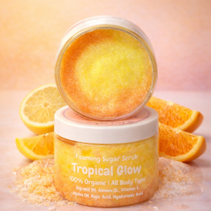 Tropical Glow Foaming sugar scrub