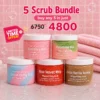 Foaming face & body Scrub bundle (pack of 5 Body Scrubs)