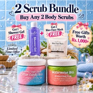 Buy Any 2 Body Scrubs for Just 2150 (Worth 2700)
