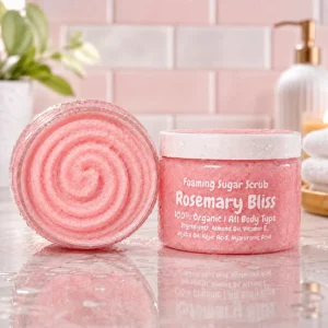 Rosemary Foaming sugar scrub