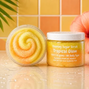Tropical Glow Foaming Sugar Scrub