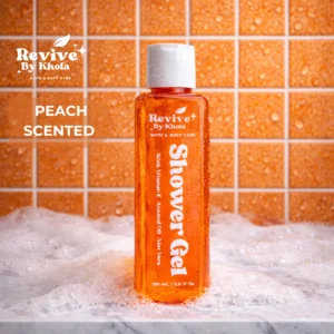 Peach shower gel