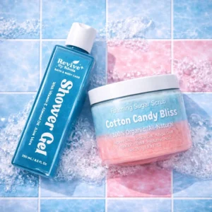 Alternative view of Cotton Candy Scrub & Shower Gel Bundle
