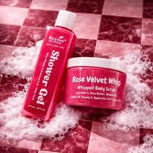 Rose Velvet Scrub and shower gel