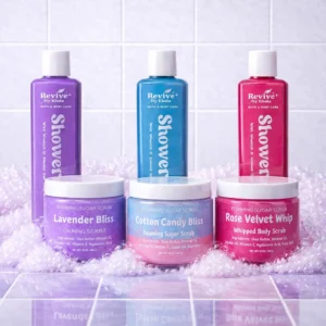 Scrub and shower gel bundle