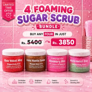 4 Body Scrub Bundle in Just 3850 (Worth Rs 5400)